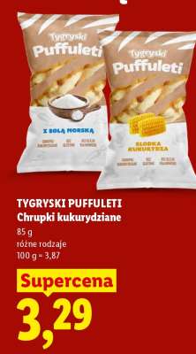 Tygryski Puffuleti Chrupki kukurydziane