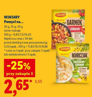 Winiary Pomysł na...