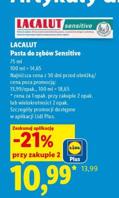 LACALUT Pasta do zębów sensitive