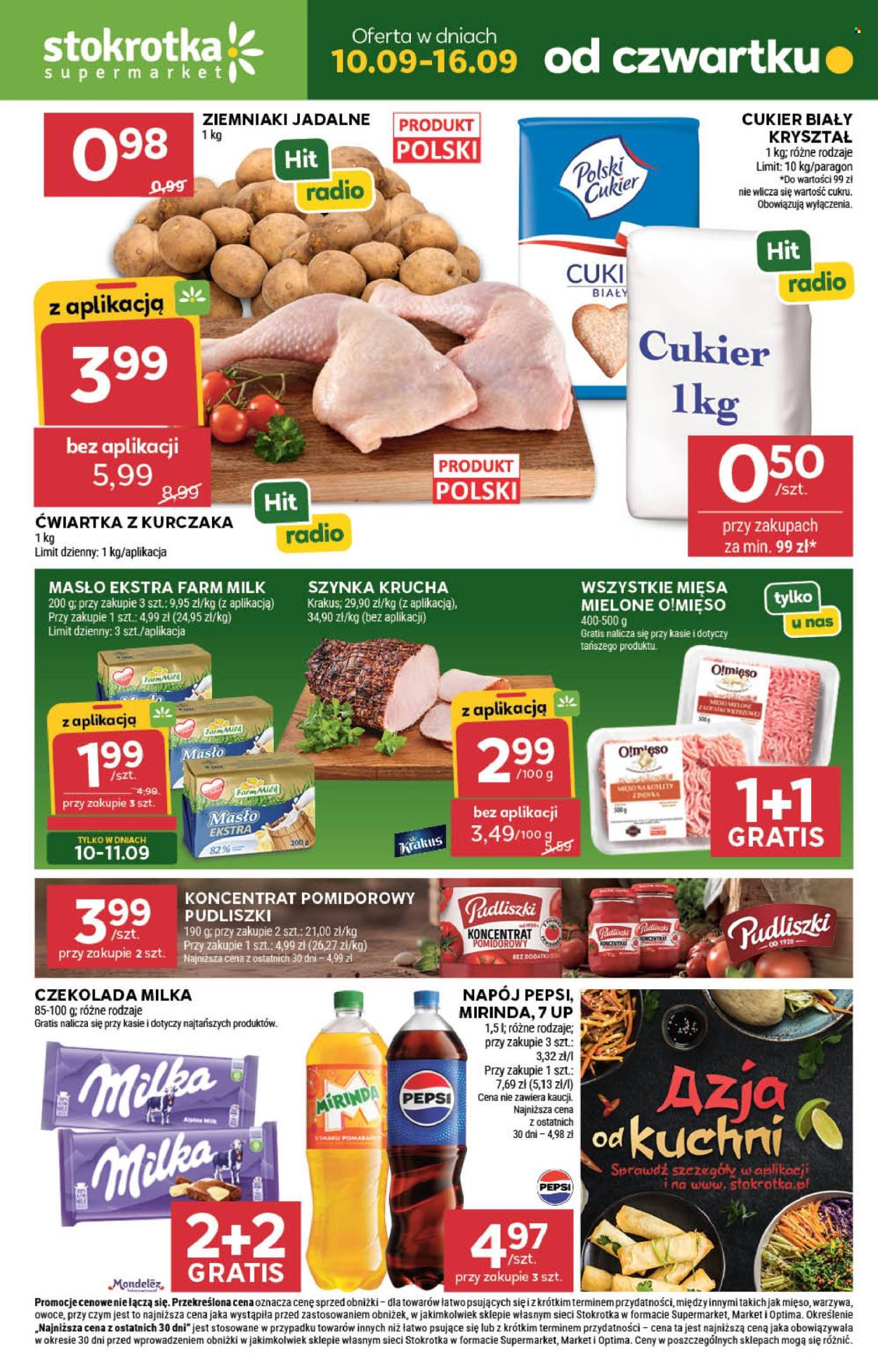 Gazetka Stokrotka Supermarket - 10.9.2026. - 16.9.2026.. Strona 1