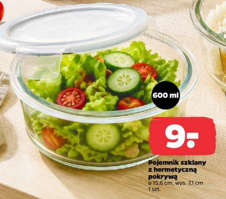 Pojemnik szklany z hermetyczną pokrywą