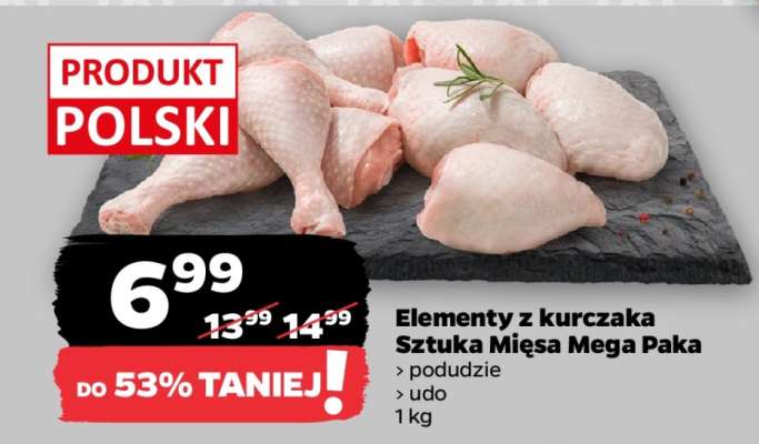 Elementy z kurczaka Sztuka Mięsa Mega Paka