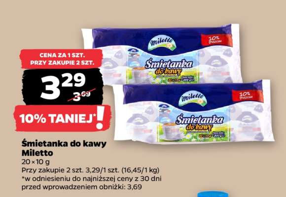 Śmietanka do kawy Miletto