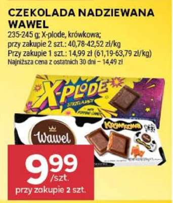 Czekolada nadziewana Wawel