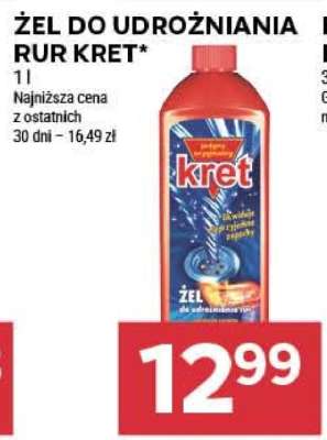 Żel do udrożniania rur KRET