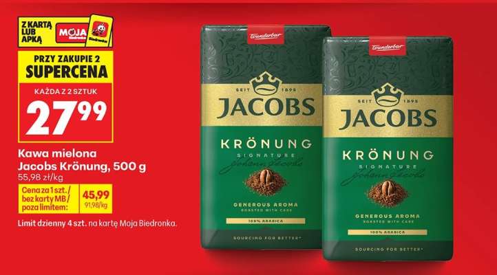 Kawa mielona Jacobs Krönung, 500 g