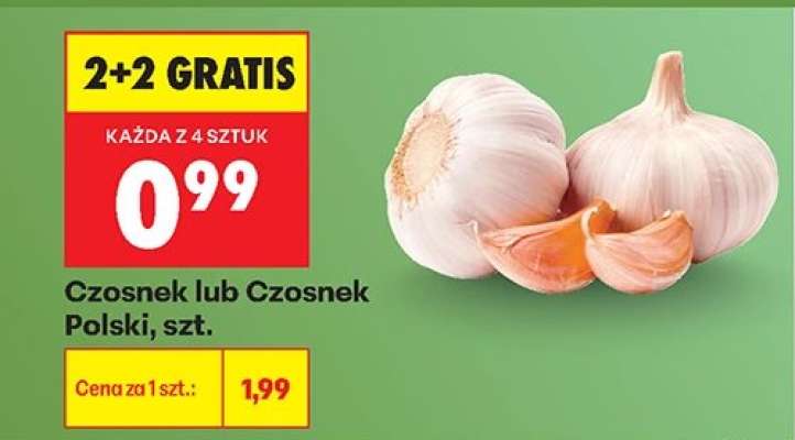 Czosnek lub Czosnek Polski, szt.