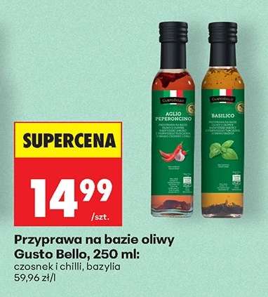 Przyprawa na bazie oliwy Gusto Bello, 250 ml