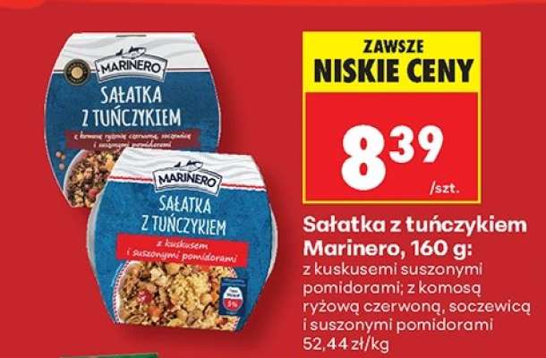 Sałatka z tuńczykiem Marinero, 160 g