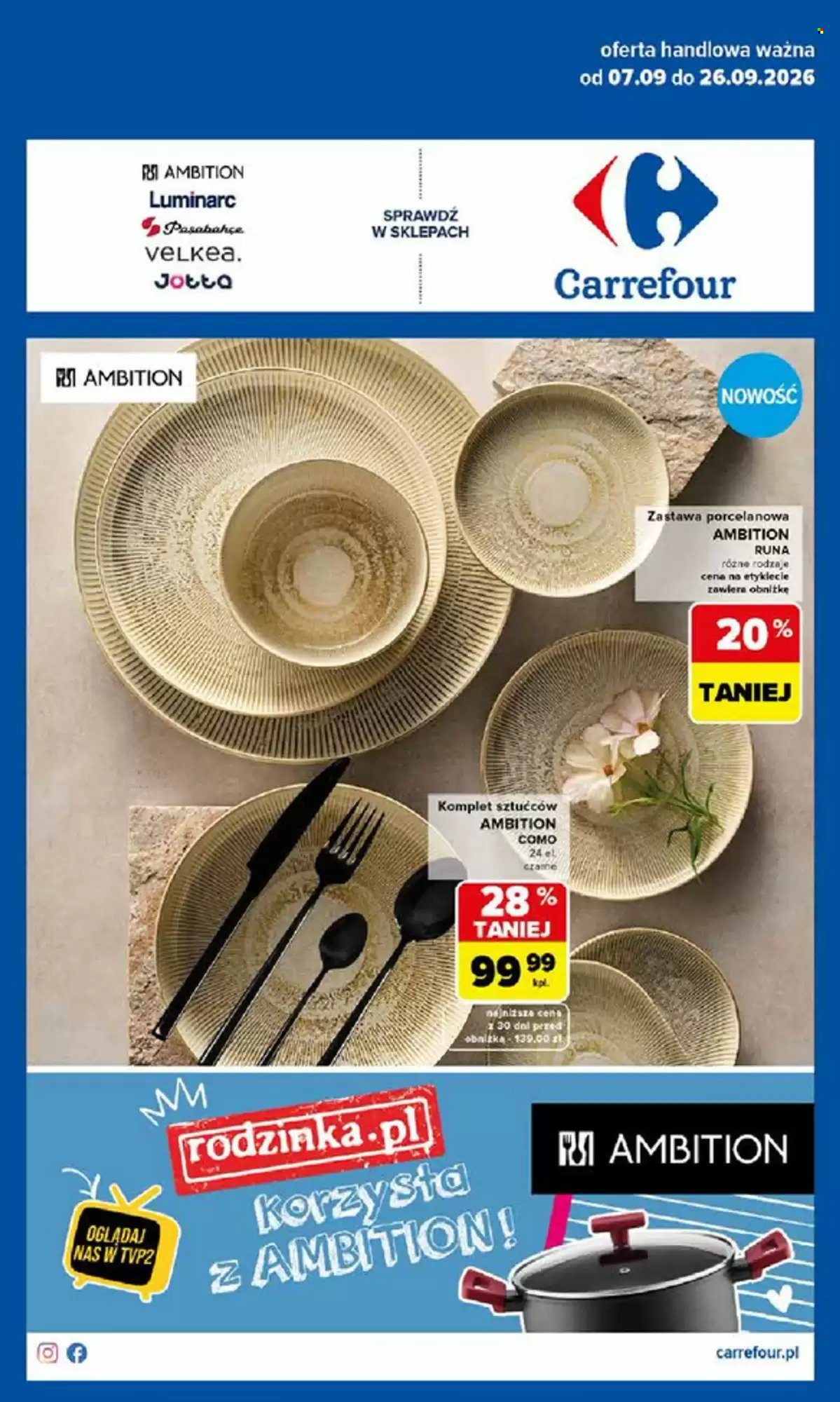 Gazetka Carrefour - 7.9.2026. - 26.9.2026.. Strona 1