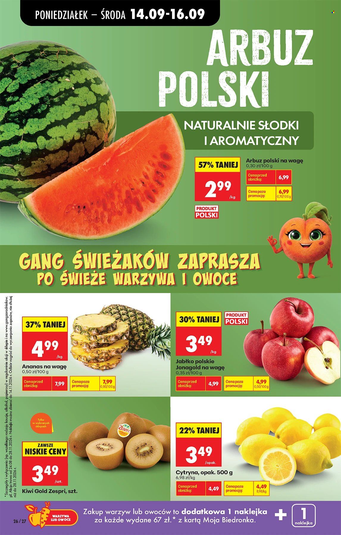 Gazetka Biedronka - 14.9.2026. - 19.9.2026.. Strona 26