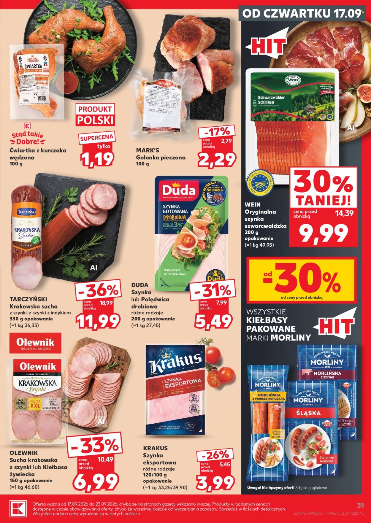 Gazetka Kaufland - 17.9.2026. - 23.9.2026.. Strona 31