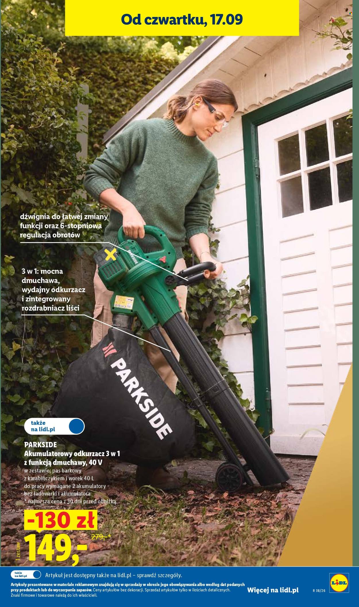 Gazetka Lidl - 17.9.2026. - 19.9.2026.. Strona 39