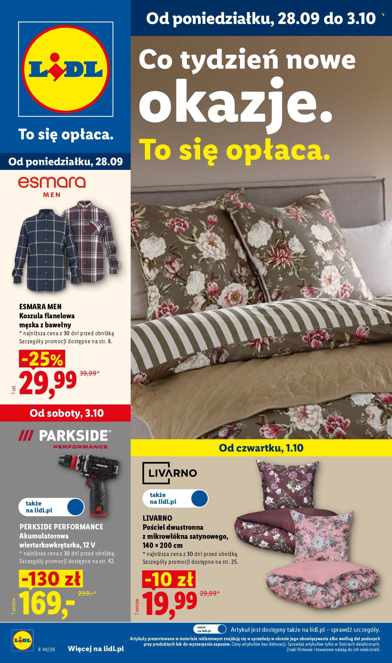 Gazetka Lidl - 28.9.2026. - 3.10.2026.. Strona 1