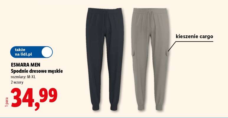 Esmara men Spodnie dresowe męskie