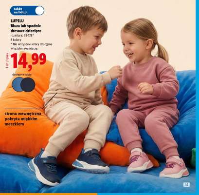 LUPILU Bluza lub spodnie dresowe dziecięce