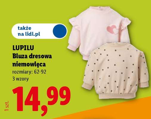 LUPILU Bluza dresowa niemowlęca