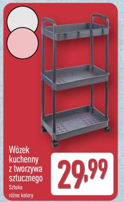 Wózek kuchenny z tworzywa sztucznego