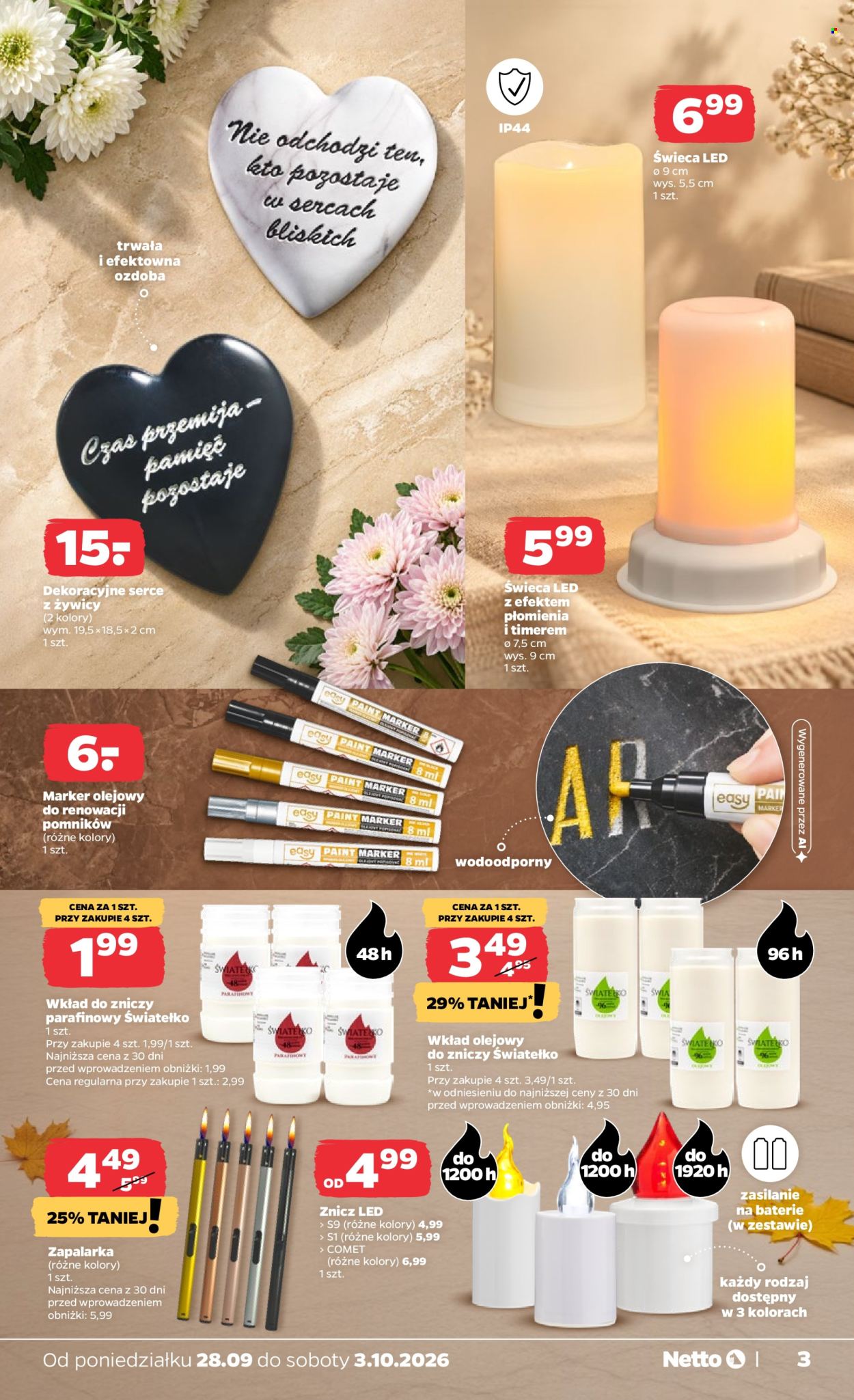 Gazetka Netto - 28.9.2026. - 3.10.2026.. Strona 3