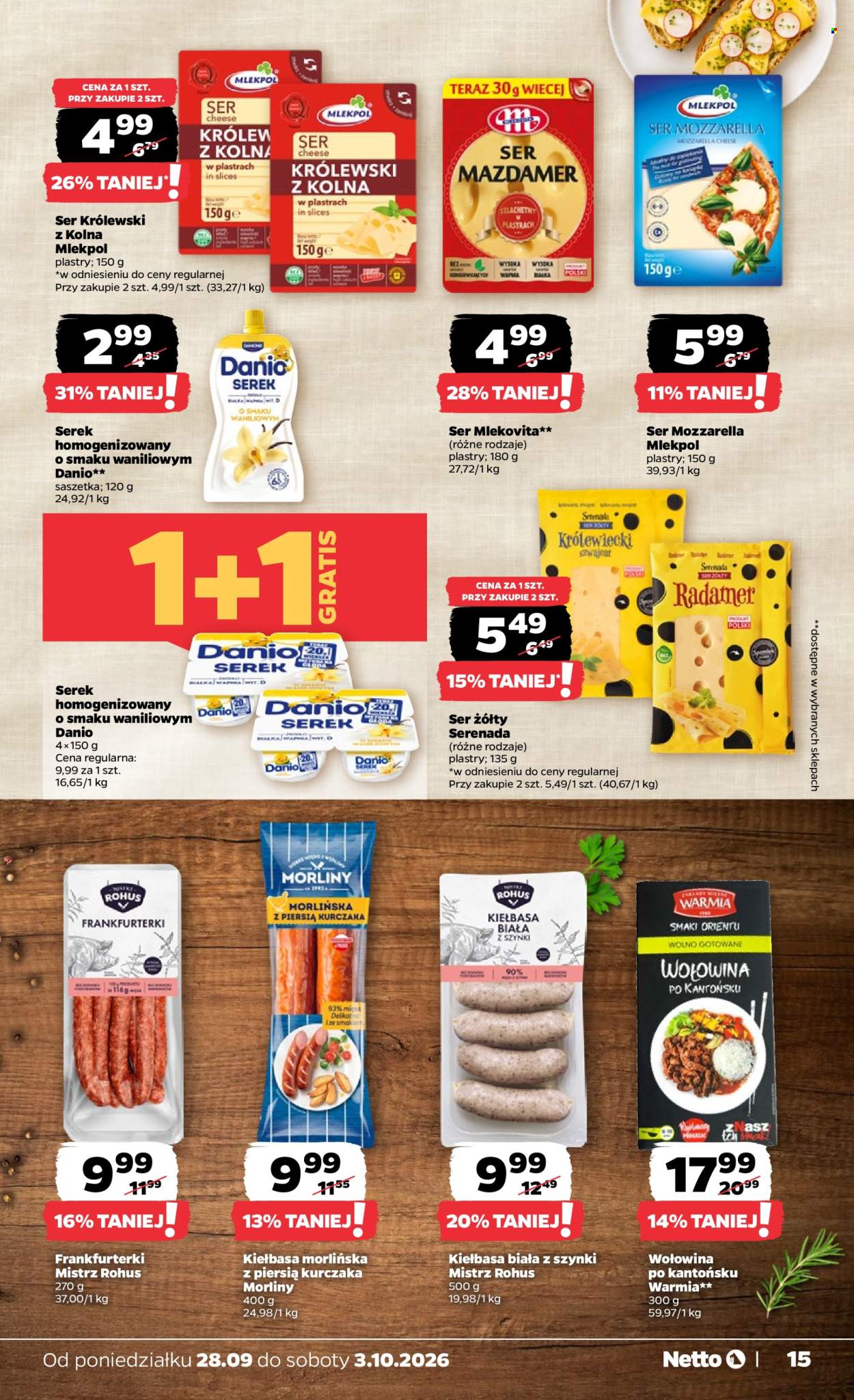 Gazetka Netto - 28.9.2026. - 3.10.2026.. Strona 15