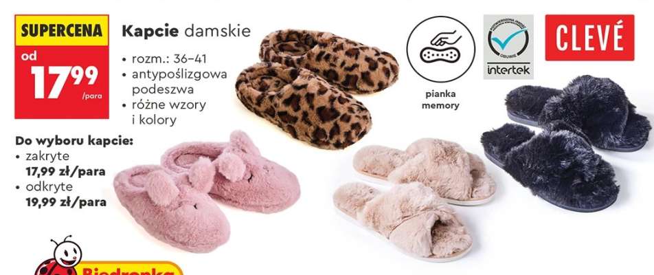 Kapcie damskie