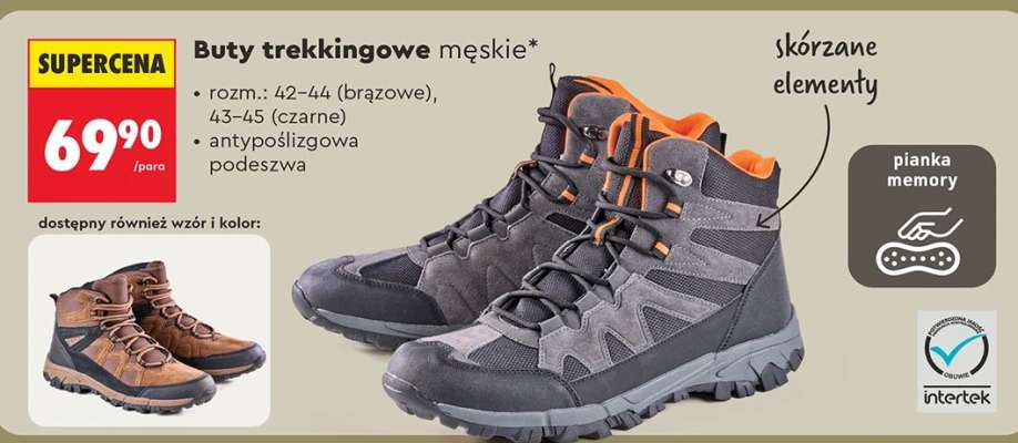 Buty trekkingowe męskie