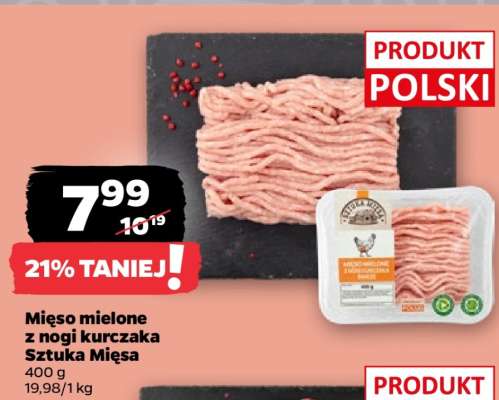 Mięso mielone z nogi kurczaka Sztuka Mięsa