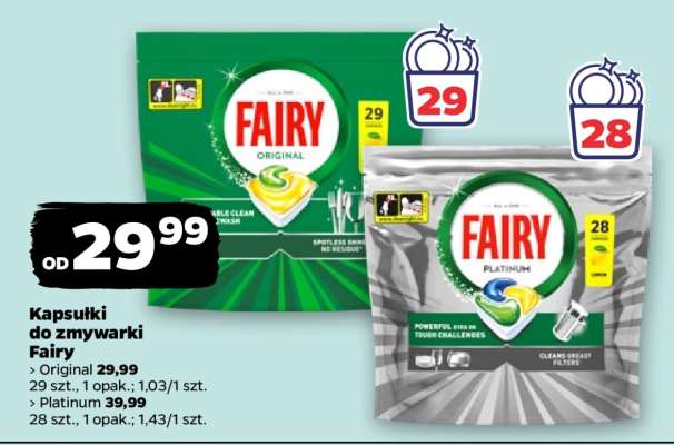Kapsułki do zmywarki FAIRY
