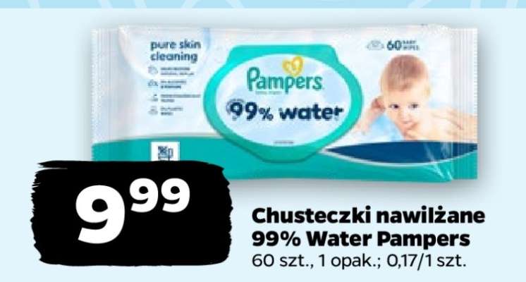 Chusteczki nawilżane 99% Water Pampers