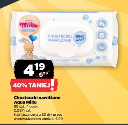 Chusteczki nawilżane Aqua Milu