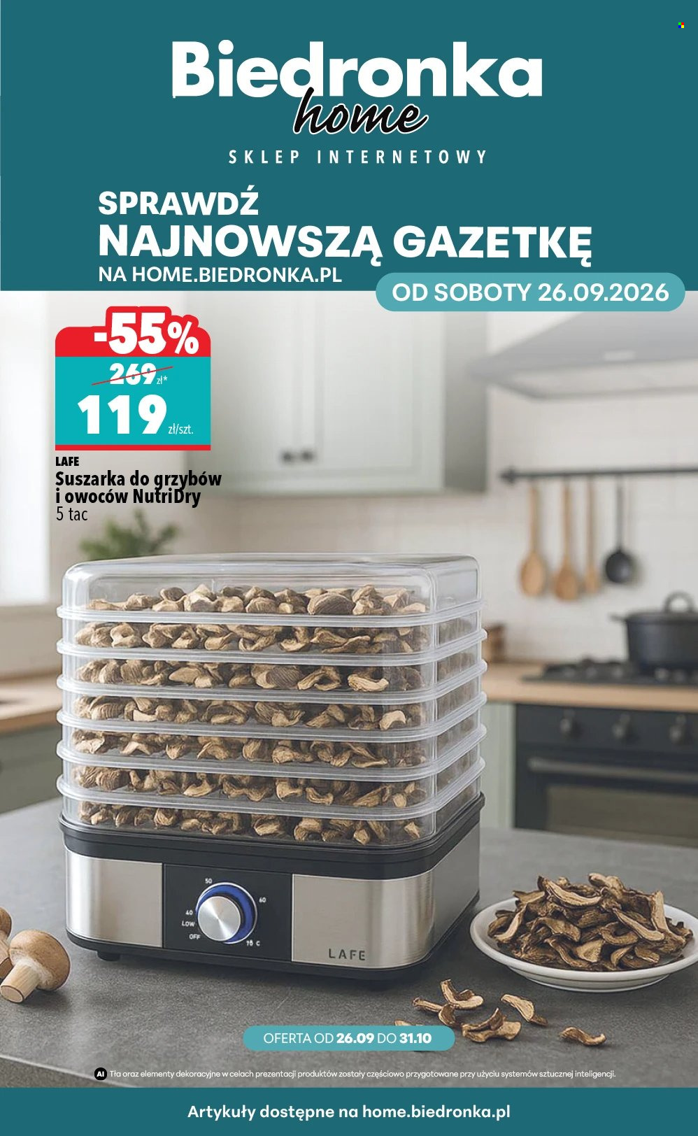 Gazetka Biedronka - 26.9.2026. - 31.10.2026.. Strona 1
