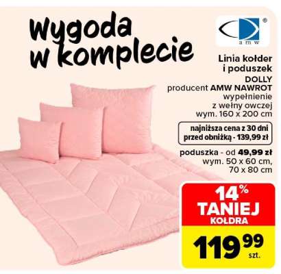 Linia kołder i poduszek DOLLY