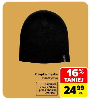 Czapka męska
