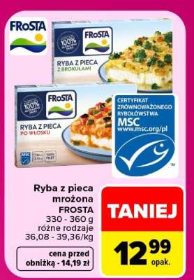 Ryba z pieca mrożona