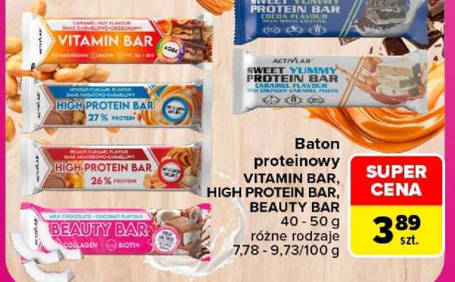 Baton proteinowy VITAMIN BAR, HIGH PROTEIN BAR, BEAUTY BAR