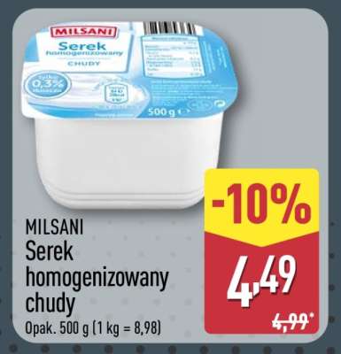 MILSANI Serek homogenizowany chudy