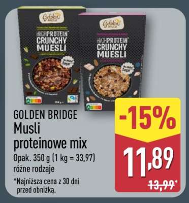GOLDEN BRIDGE Musli proteinowe mix
