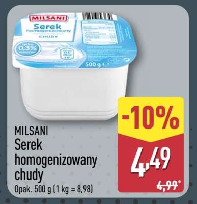 MILSANI Serek homogenizowany chudy