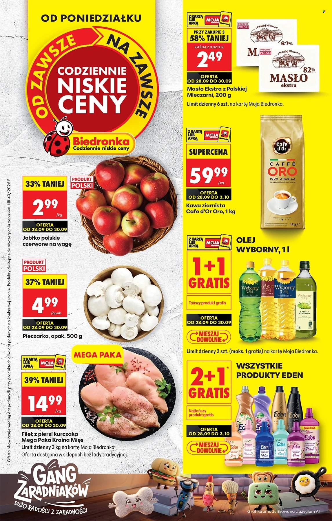 Gazetka Biedronka - 28.9.2026. - 3.10.2026.. Strona 1