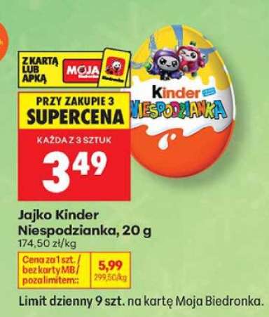 Jajko Kinder Niespodzianka 20 g