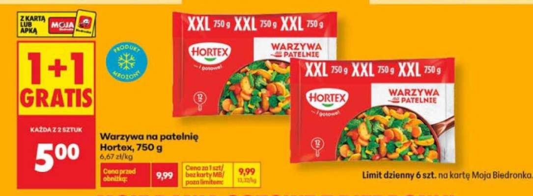 Warzywa na patelnię Hortex, 750 g