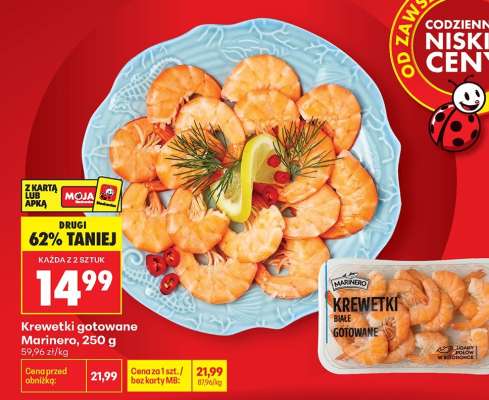 Krewetki gotowane Marinero 250 g