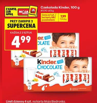 Czekolada Kinder, 100 g