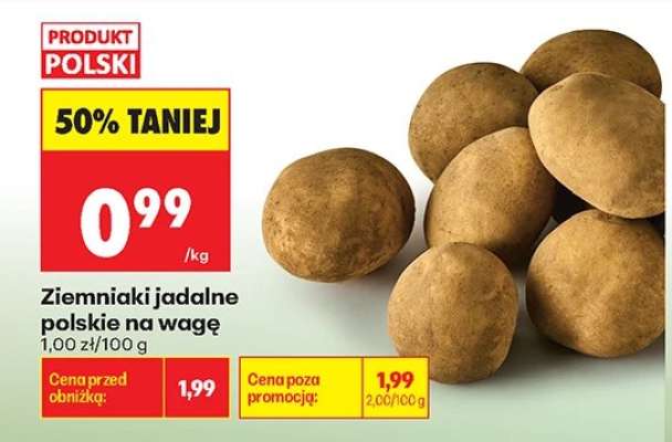 Ziemniaki jadalne polskie na wagę