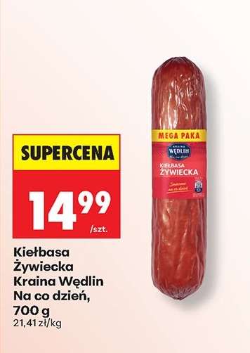 Kiełbasa żywiecka Kraina Wędlin Na co dzień, 700 g