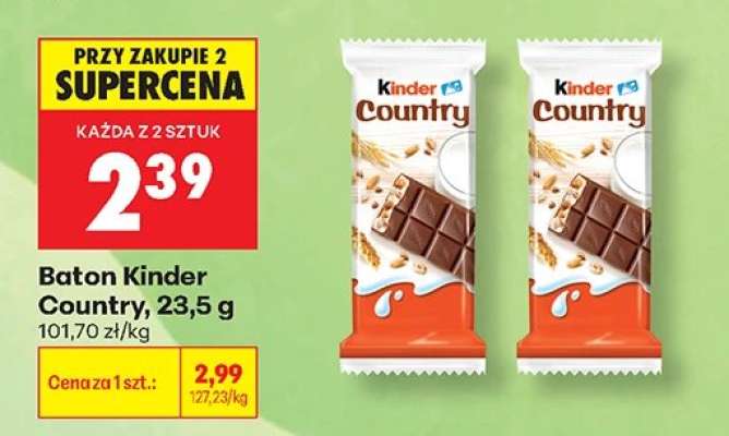 Baton Kinder Country 23,5 g