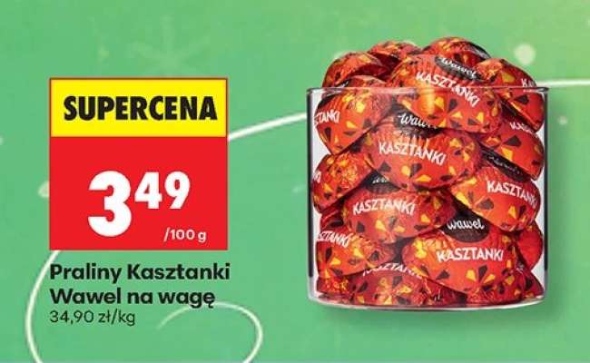 Praliny Kasztanki Wawel na wagę