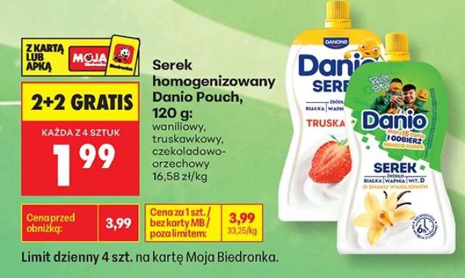 Serek homogenizowany Danio Pouch