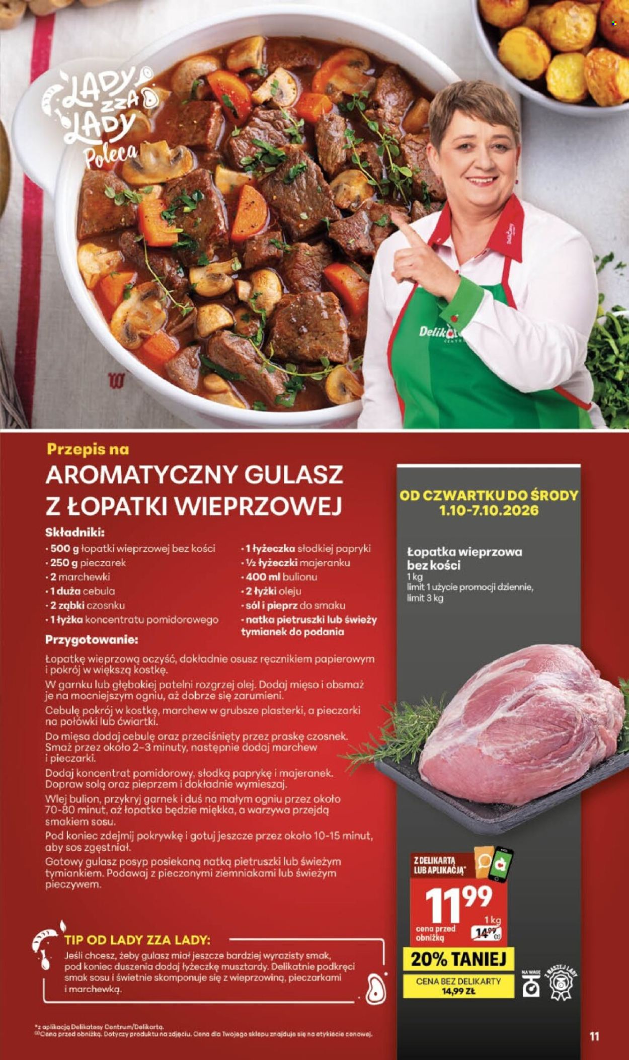 Gazetka Delikatesy Centrum - 1.10.2026. - 7.10.2026.. Strona 11