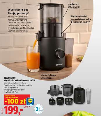 SILVERCREST Wyciskarka wolnoobrotowa, 200 W